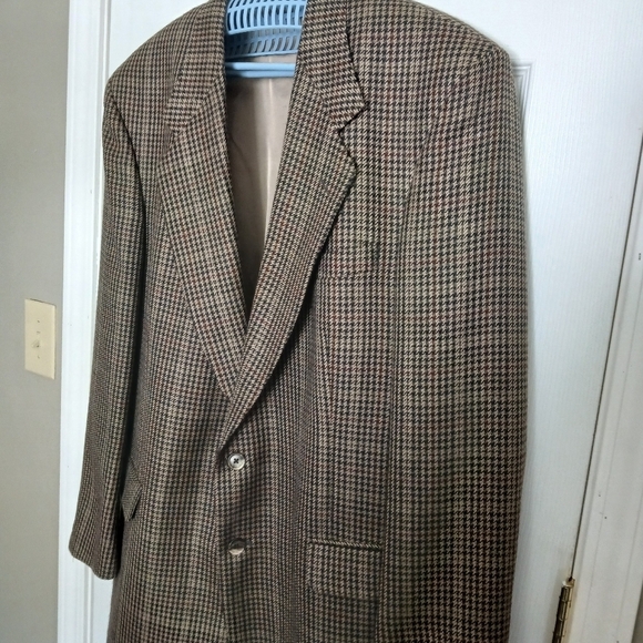 Pierre Cardin men's houndstooth wool blazer. Sz 44. - Picture 8 of 10